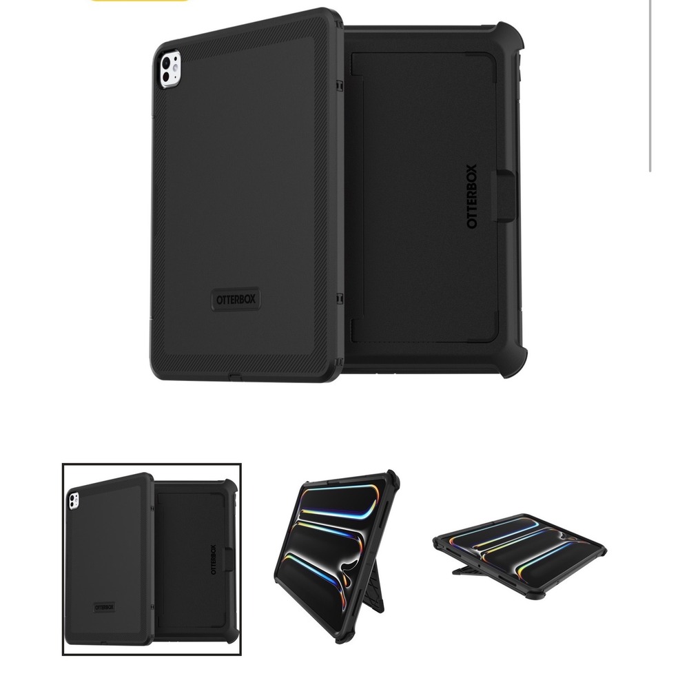OtterBox‎ Defender Series Pro Case for iPad Pro 13-Inch M4 Black Rugged 77-95155